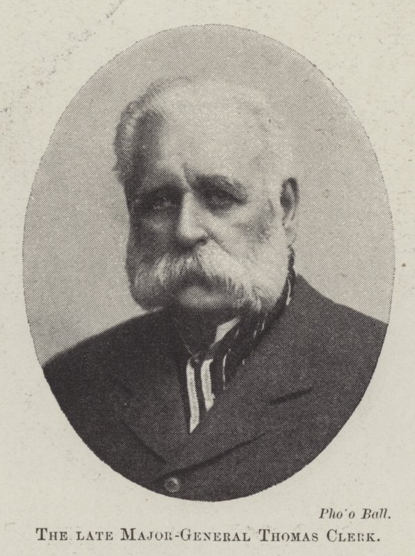 Den bortgångne generalmajoren Thomas Clerk av English Photographer
