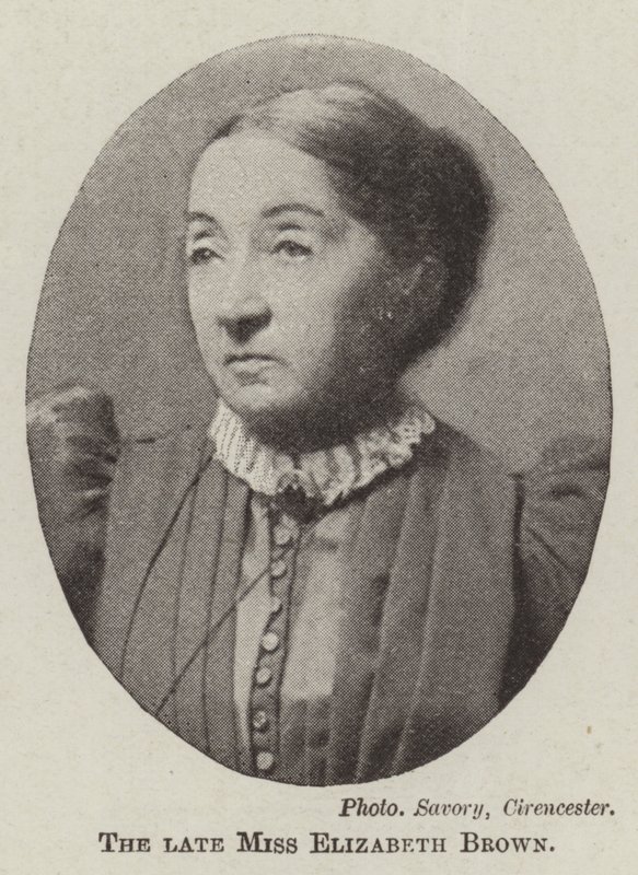 Den framlidna fröken Elizabeth Brown av English Photographer