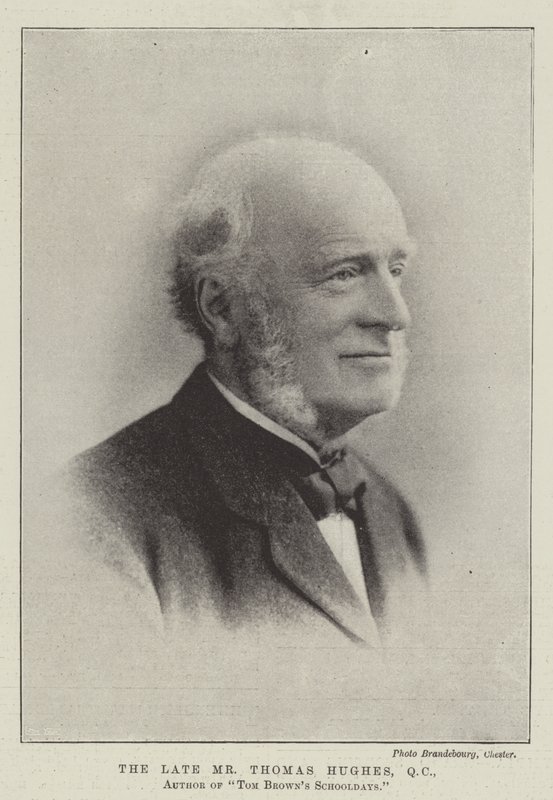 Den bortgångne herr Thomas Hughes, QC, författare till Tom Browns Schooldays av English Photographer
