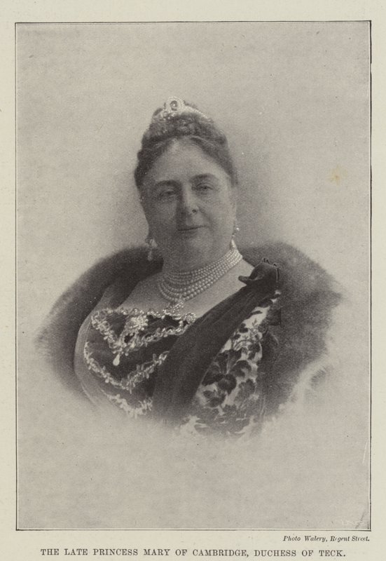 Den avlidna prinsessan Mary av Cambridge, hertiginnan av Teck av English Photographer