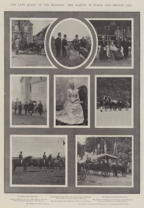 Den bortgångne drottningen av belgierna, hennes majestät i det offentliga och privata livet av English Photographer