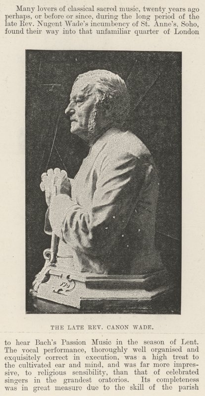 Den framlidne pastor Canon Wade av English Photographer