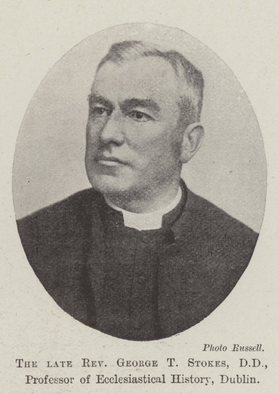Den framlidne pastorn George T Stokes, DD, professor i kyrkohistoria, Dublin av English Photographer