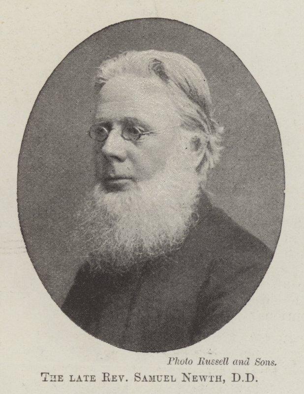 Den framlidne pastor Samuel Newth, DD av English Photographer
