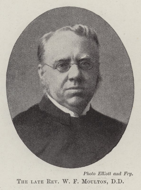 Den framlidne pastor W F Moulton, DD av English Photographer