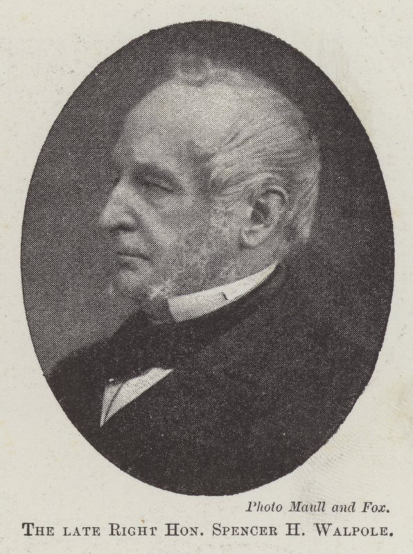 Den framlidne högern Spencer H Walpole av English Photographer