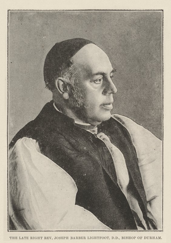 Den framlidne höger pastor Joseph Barber Lightfoot, DD, biskop av Durham av English Photographer