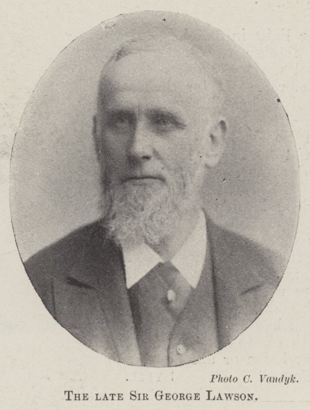 Den bortgångne Sir George Lawson av English Photographer