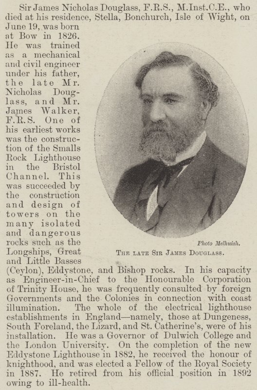 Den bortgångne Sir James Douglass av English Photographer