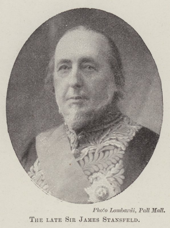 Den bortgångne Sir James Stansfeld av English Photographer