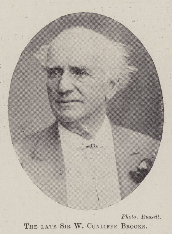 Den bortgångne Sir W Cunliffe Brooks av English Photographer