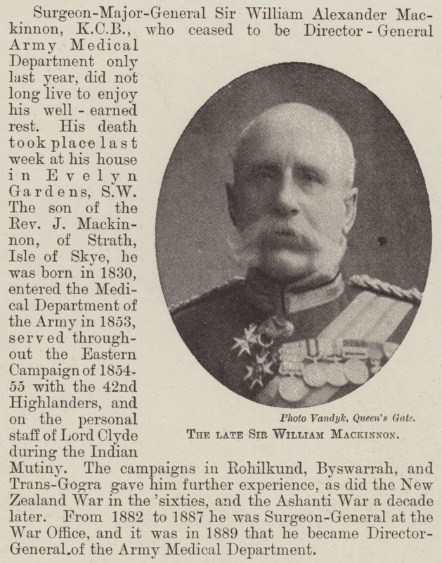 Den bortgångne Sir William Mackinnon av English Photographer