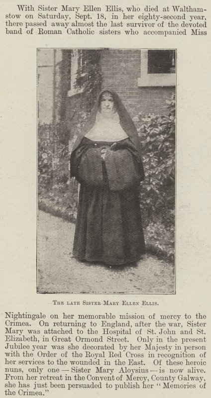 Avlidna syster Mary Ellen Ellis av English Photographer