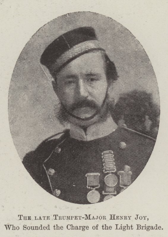 Den bortgångne trumpet-majoren Henry Joy, som lät Charge of the Light Brigade av English Photographer