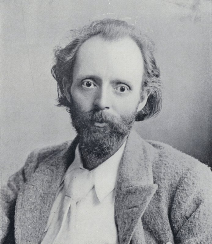 Thomas Henry Hall Caine (s/v foto) av English Photographer