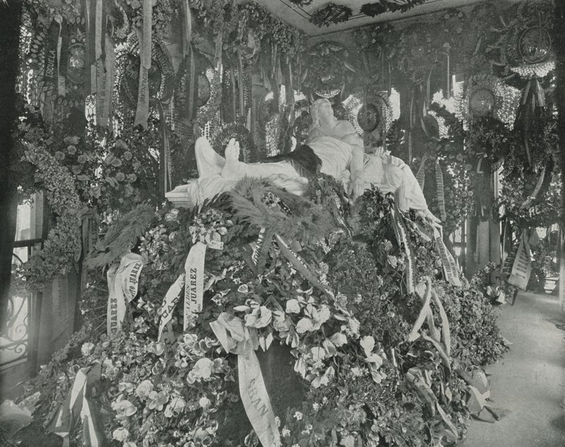 Juarez grav, San Fernando Cemetery, Mexico City (s/v foto) av English Photographer