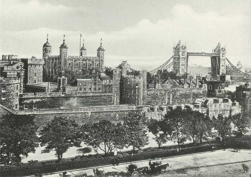 Tower of London och Tower Bridge av English Photographer
