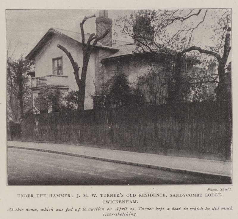 Under the Hammer, J M W Turners Old Residence, Sandycombe Lodge, Twickenham av English Photographer