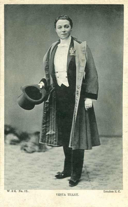 Vesta Tilley (s/v foto) av English Photographer
