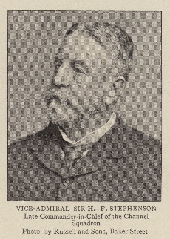 Viceamiral Sir H F Stephenson av English Photographer