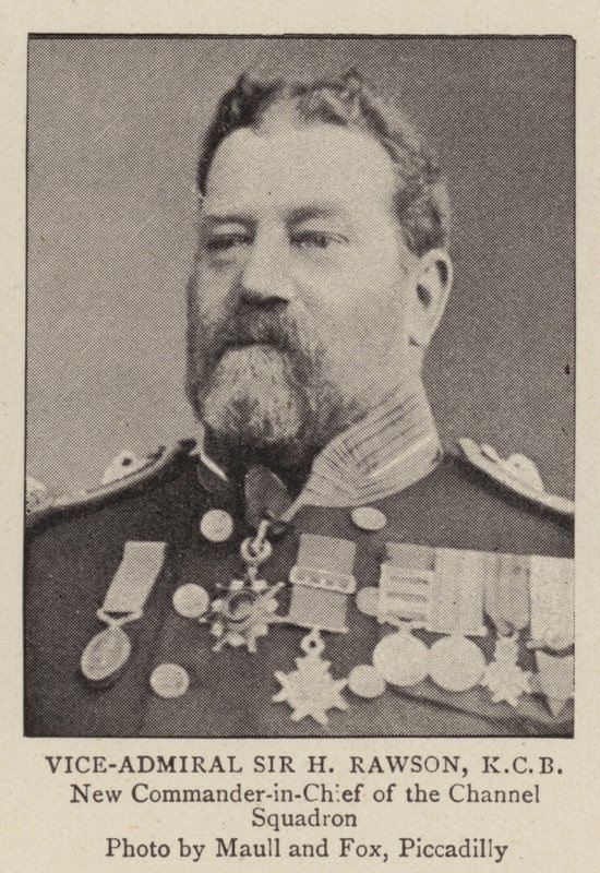 Viceamiral Sir H Rawson, KCB av English Photographer