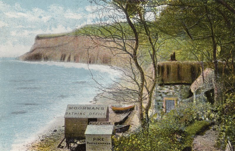 Utsikt över foten av Shanklin Chine av English Photographer