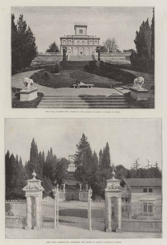 Villa Fabbricotti i Florens av English Photographer