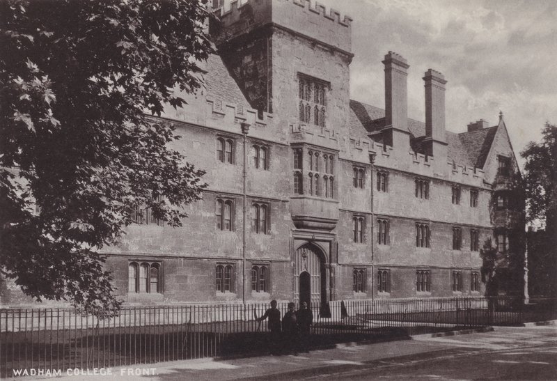 Wadham College, Front av English Photographer