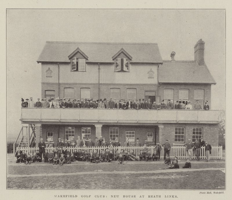 Wakefield Golf Club, New House på Heath Links av English Photographer