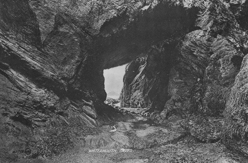 Watermouth Caves (s/v foto) av English Photographer