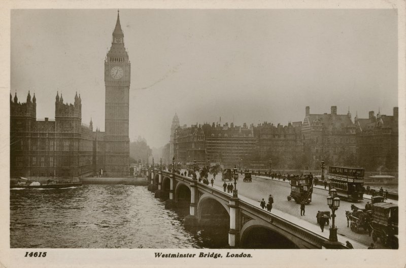 Westminster Bridge, London av English Photographer