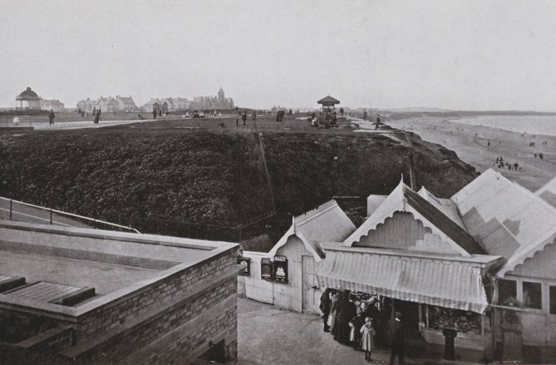 Whitley Bay, The Links (s/v foto) av English Photographer