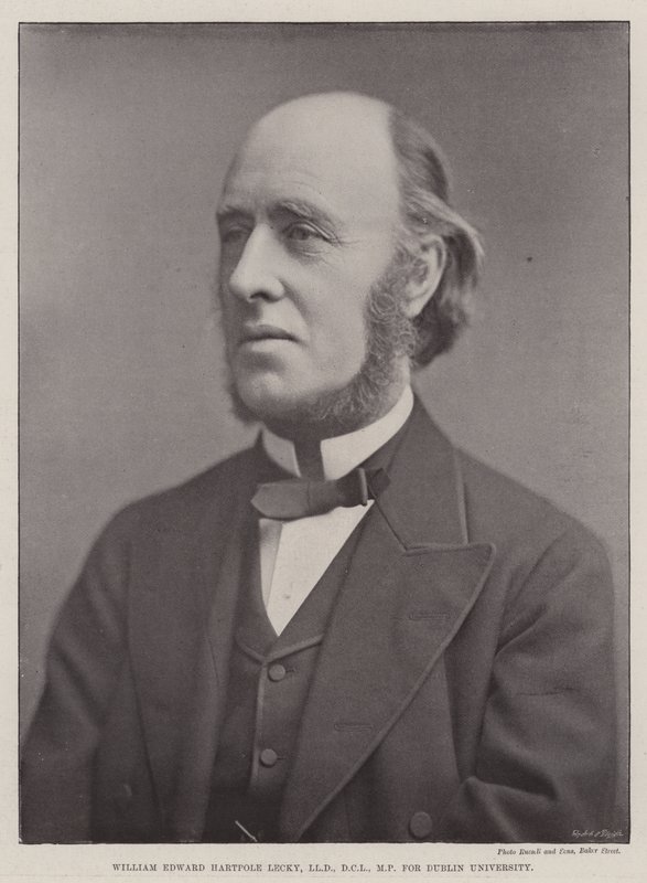 William Edward Hartpole Lecky, LLD, DCL, MP, för Dublin University av English Photographer