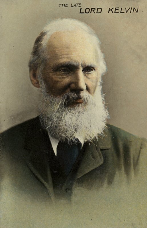 William Thomson, 1st Baron Kelvin (1824-1907), brittisk fysiker och ingenjör (färgat foto) av English Photographer
