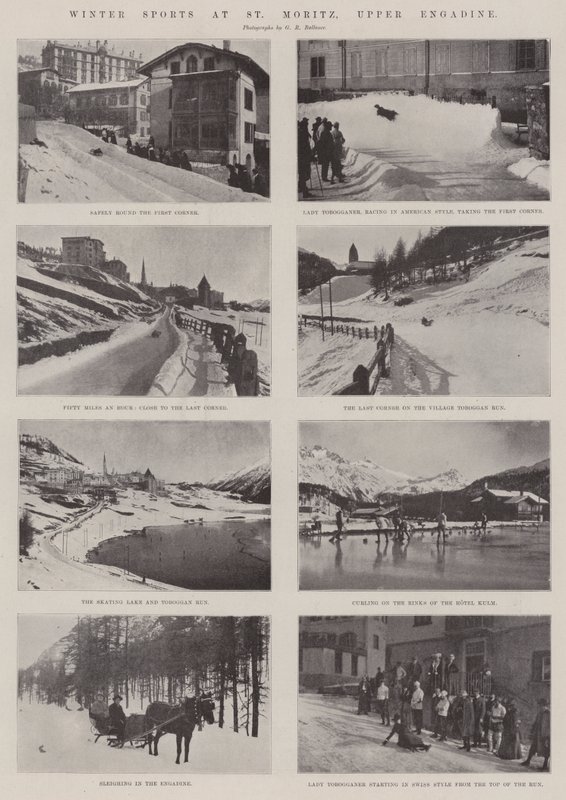 Vintersport i St Moritz, Övre Engadine av English Photographer