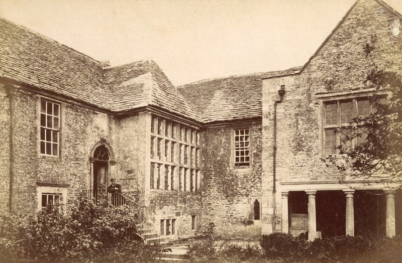 Wraxall Manor, nära Trowbridge, Wilts (s/v foto) av English Photographer