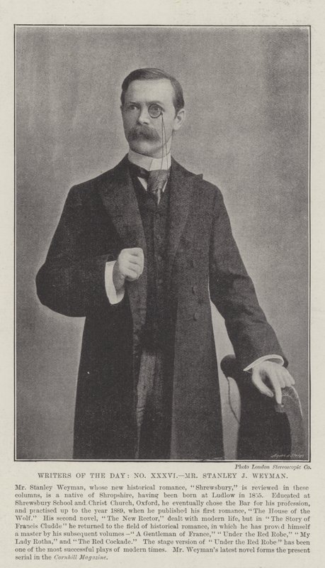 Dagens författare, Stanley J Weyman av English Photographer