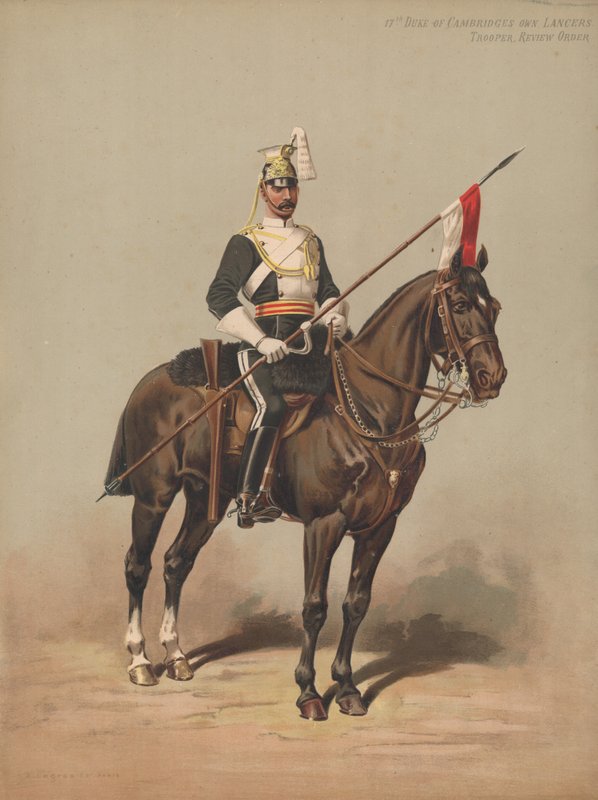 17th Duke of Cambridges Own Lancers, Trooper, Review Order av English School