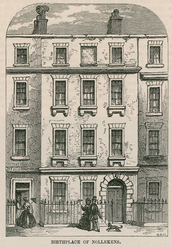 28 Dean Street, Soho, London, födelseplatsen för konstnären Joseph Nollekens av English School