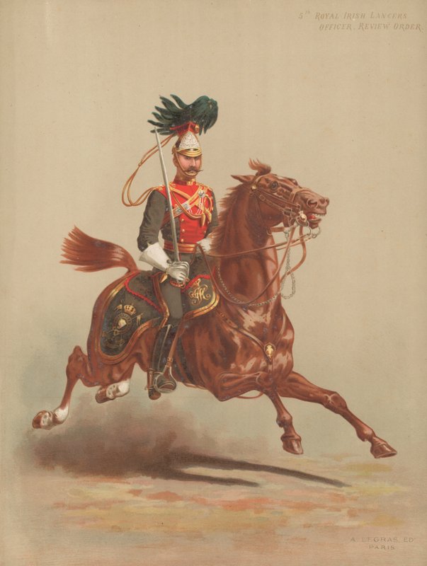 5:e Royal Irish Lancers, Officer, Review Order av English School