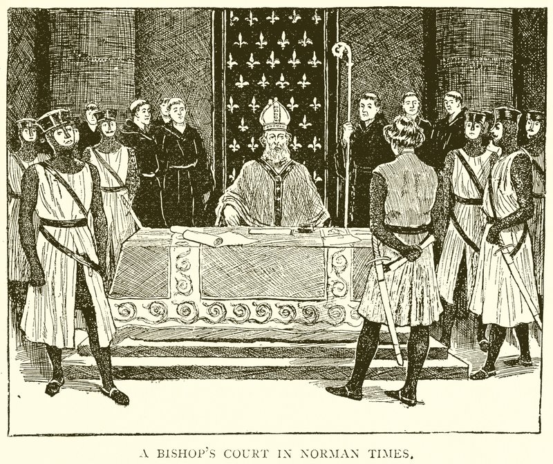 A Bishops Court i Norman Times av English School