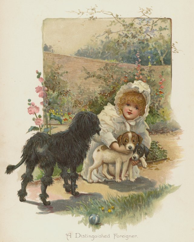 A Distinguished Foreigner (färg litho) av English School
