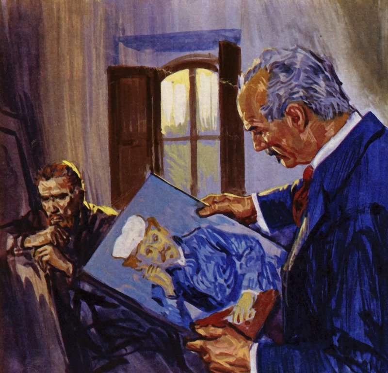 En läkare blev föremål för ett av Vincent Van Goghs berömda porträtt av English School