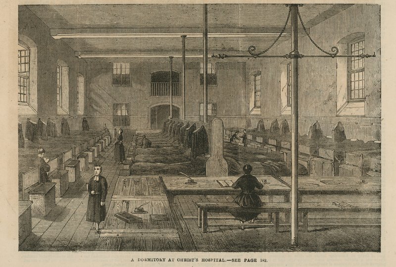 En sovsal på Christs Hospital av English School