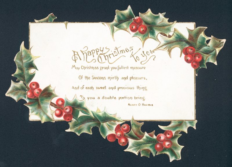 God jul till dig - julkort av English School