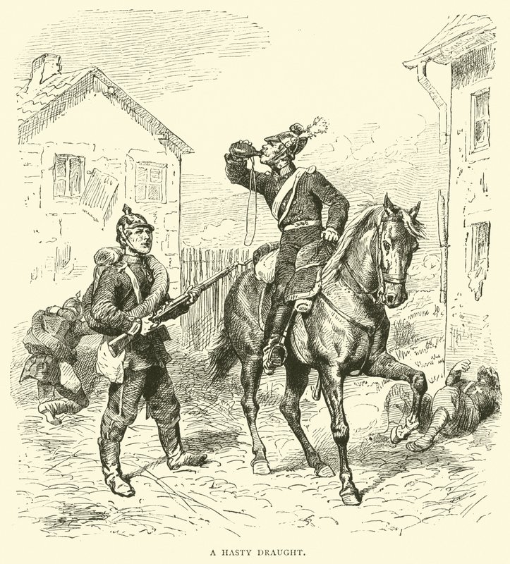 Ett hastigt drag, januari 1871 av English School