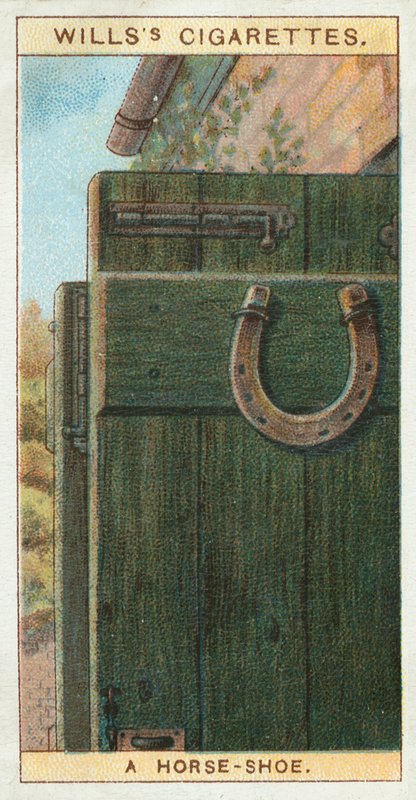 En hästsko (chromolitho) av English School