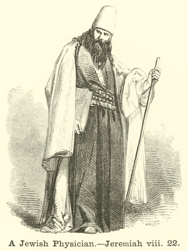 En judisk läkare, Jeremiah, viii, 22 av English School