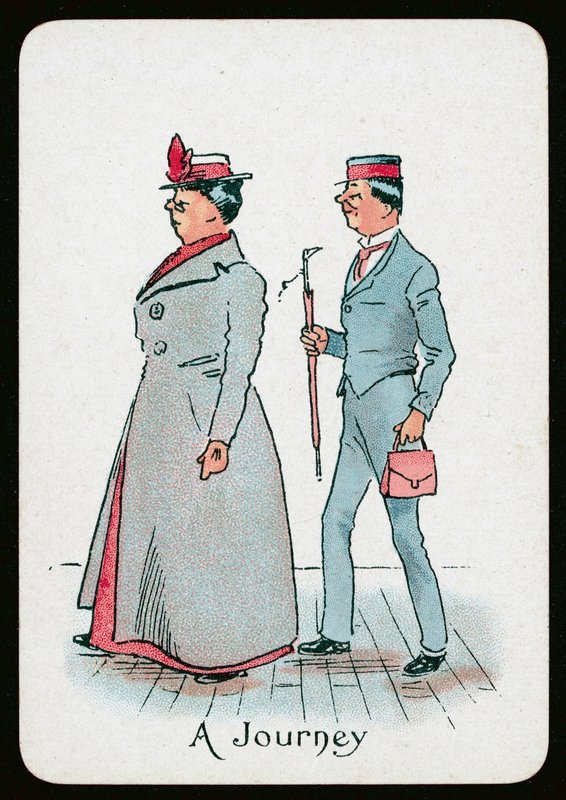 A Journey (färg litho) av English School