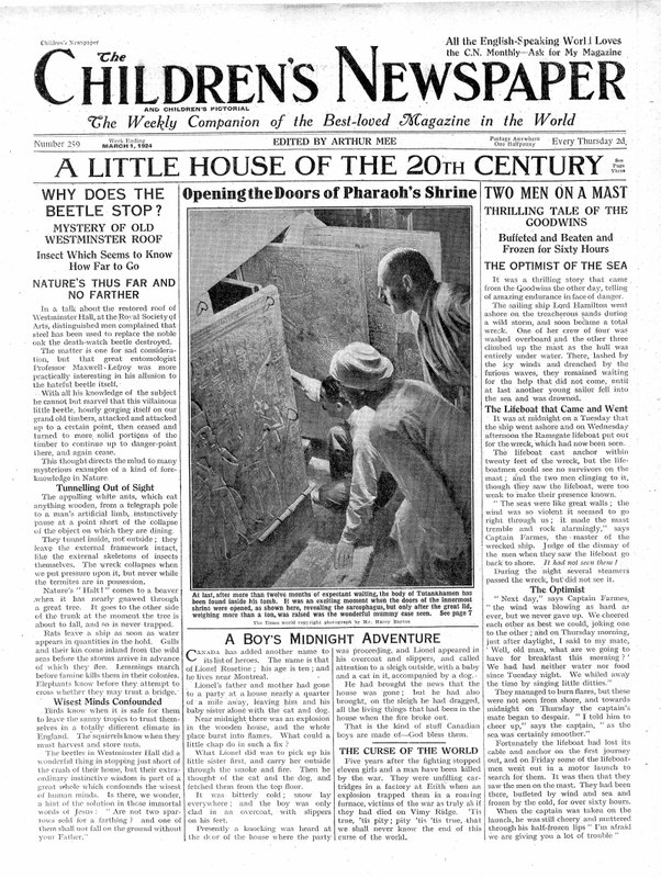 A Little House of the 20th Century, framsidan av 